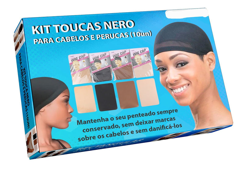 Kit Touca Nero para Cabelos e Perucas